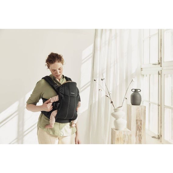 BabyBjörn Harmony nosítko 3D Mesh Black, Rodzaj: nosidełko, Kolor: Black, 49 zdjęcie