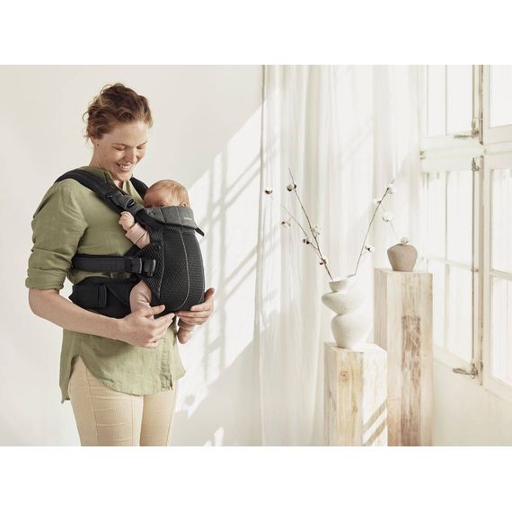 BabyBjörn Harmony nosítko 3D Mesh Black, Rodzaj: nosidełko, Kolor: Black, 50 zdjęcie