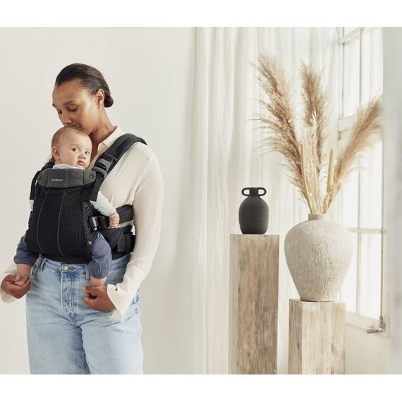 BabyBjörn Harmony nosítko 3D Mesh Black, Rodzaj: nosidełko, Kolor: Black, 52 zdjęcie