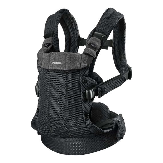 BabyBjörn Harmony nosítko 3D Mesh Black, Rodzaj: nosidełko, Kolor: Black, 7 zdjęcie