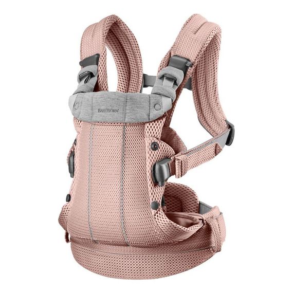 BabyBjörn Harmony nosítko 3D Mesh Dusty pink, Rodzaj: nosidełko, Kolor: Dusty pink, 17 zdjęcie