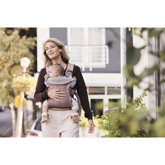 BabyBjörn Harmony nosítko 3D Mesh Dusty pink, Rodzaj: nosidełko, Kolor: Dusty pink, 18 zdjęcie