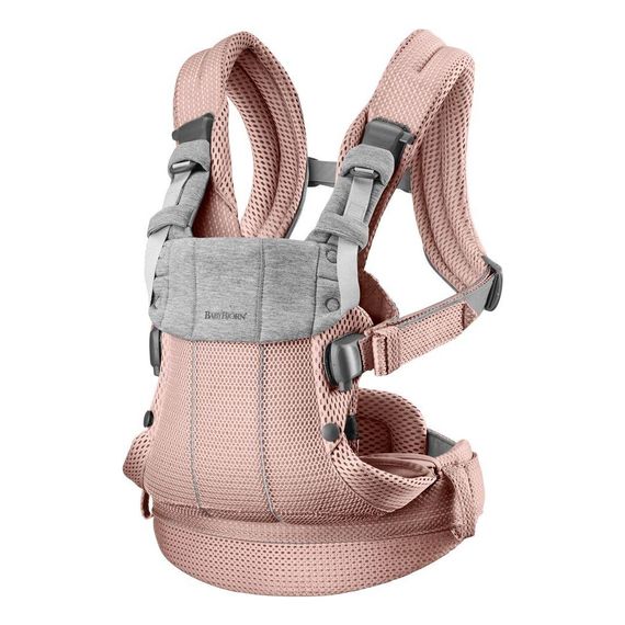 BabyBjörn Harmony nosítko 3D Mesh Dusty pink, Rodzaj: nosidełko, Kolor: Dusty pink, 28 zdjęcie