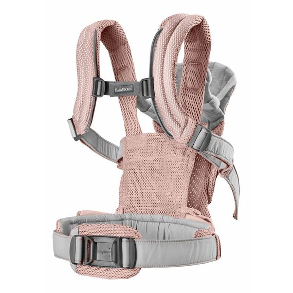 BabyBjörn Harmony nosítko 3D Mesh Dusty pink, Rodzaj: nosidełko, Kolor: Dusty pink, 38 zdjęcie