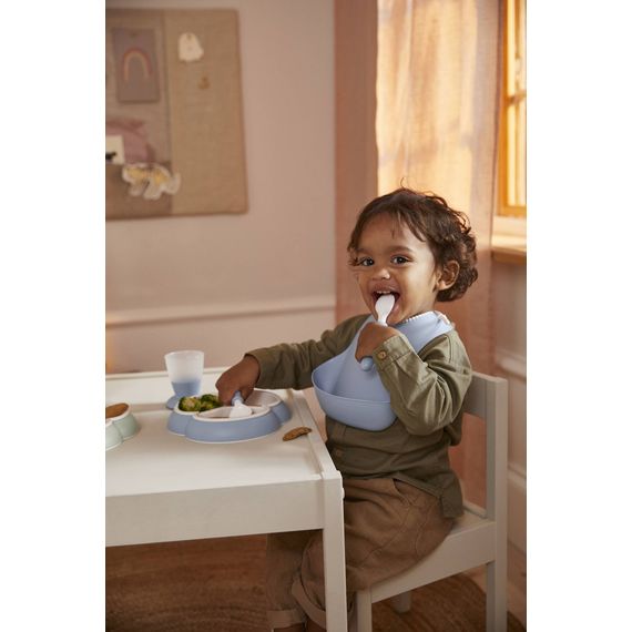 BabyBjörn Dinnerware jídelní sada 8 ks pudrově modrá, Kolor: Powder Blue, 7 zdjęcie