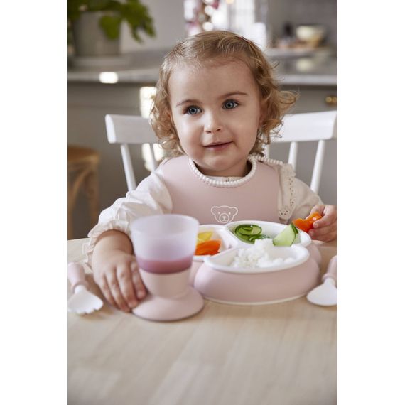 BabyBjörn Dinnerware jídelní sada 8 ks pudrově růžová, Kolor: Powder Pink, 8 zdjęcie
