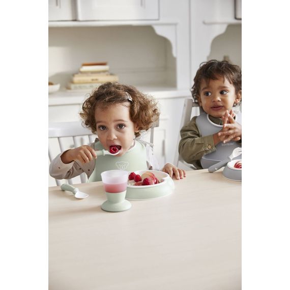 BabyBjörn Dinnerware jídelní sada 8 ks pudrově zelená, Kolor: Powder Green, 7 zdjęcie