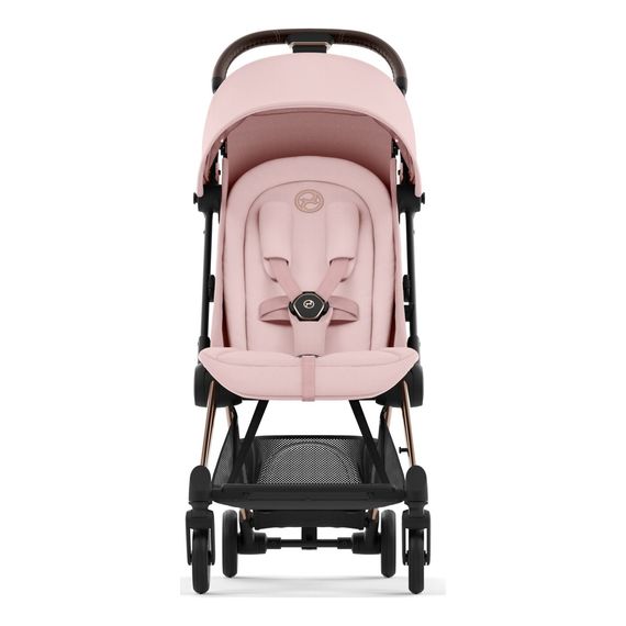 Cybex Coya kompaktní sportovní kočárek, Kolor materiału: Peach Pink, Kolor ramy: Rosegold, 6 zdjęcie