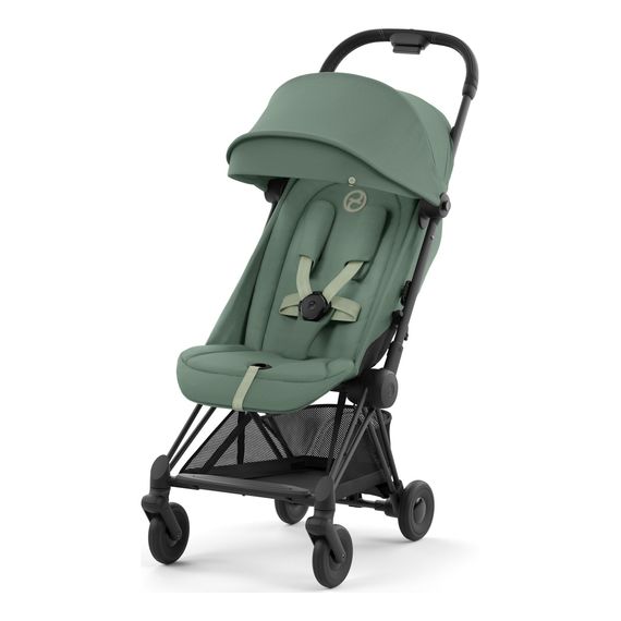 Cybex Coya kompaktní sportovní kočárek, Kolor materiału: Leaf Green, Kolor ramy: Matt Black