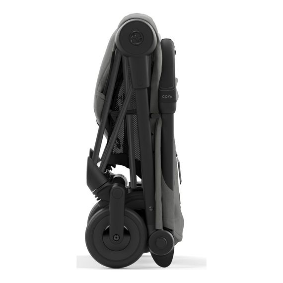 Cybex Coya kompaktní sportovní kočárek, Kolor materiału: Mirage Grey, Kolor ramy: Matt Black, 8 zdjęcie
