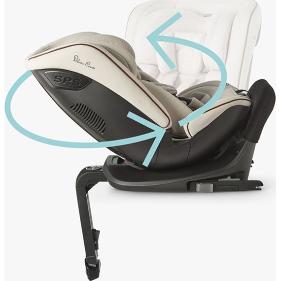 Silver Cross Motion All Size 360 - Rotating Car Seat (40-145 cm | 0-36 kg | Birth to 12 Years), Kolor: Almond, image , 5 image