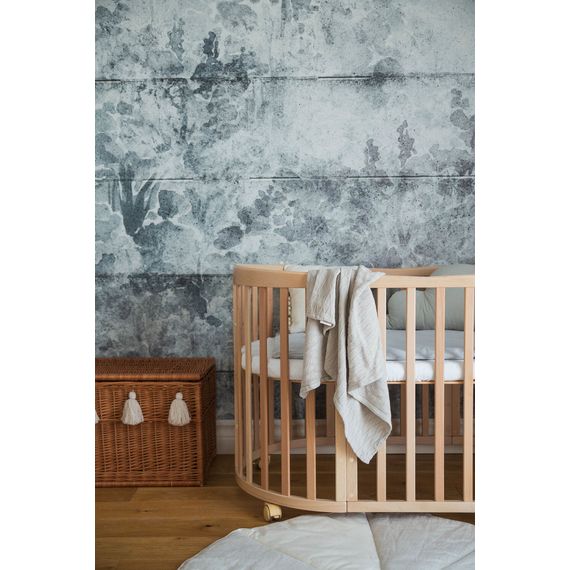 Waldin oválná postýlka 7v1 s matrací Natural, Rodzaj: owalne, Kolor: Natural, 16 zdjęcie