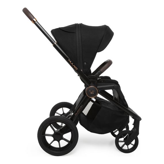 Muuvo Quick SE 2 - kočárek 2v1 hluboký a sportovní, Rodzaj wózka: głęboko-spacerowy, Kolor materiału: Sunset Black, 4 zdjęcie