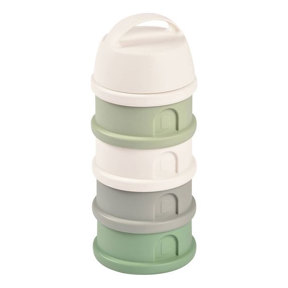 Beaba dávkovače sušeného mléka 4 komory Cotton white/Sage green, Kolor: white/sage green, 3 zdjęcie