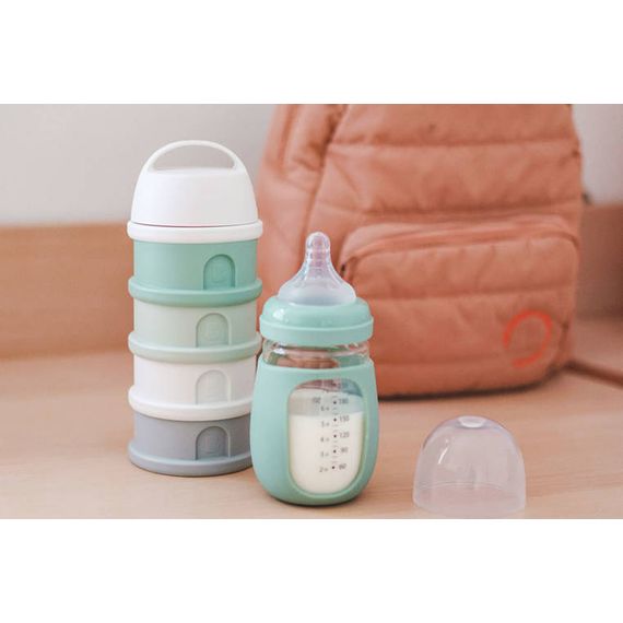 Beaba dávkovače sušeného mléka 4 komory Cotton white/Sage green, Kolor: white/sage green, 5 zdjęcie