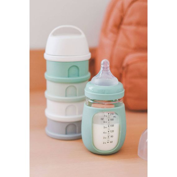 Beaba dávkovače sušeného mléka 4 komory Cotton white/Sage green, Kolor: white/sage green, 7 zdjęcie