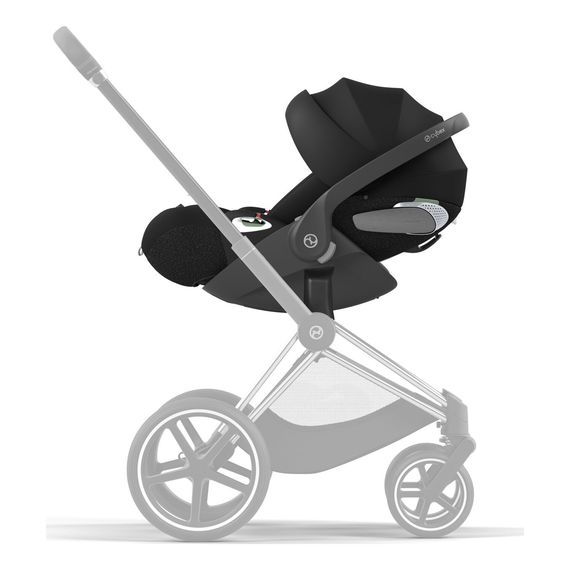Cybex Cloud T i-Size with Base T - Rotating Infant Car Seat (45-87 cm | 0-13 kg | Birth to 2 Years), Baza: Cybex base T, Kolor: Sepia Black, image , 8 image