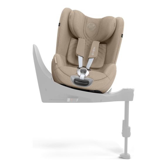 Cybex Sirona T i-Size - Rotating Toddler Car Seat (45-105 cm | 0-18 kg | Birth to 4 Years), Kolor: Plus Cozy Beige, image , 12 image