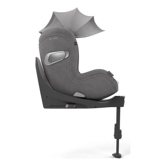 Cybex Sirona T i-Size - otočná autosedačka pro batolata (45–105 cm | 0–18 kg | 0–4 roky), Kolor: Plus Mirage Grey, 13 zdjęcie