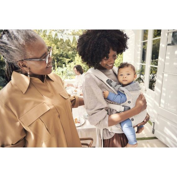 BabyBjorn Harmony nosítko 3D Mesh Cream, Rodzaj: nosidełko, Kolor: Cream, 12 zdjęcie
