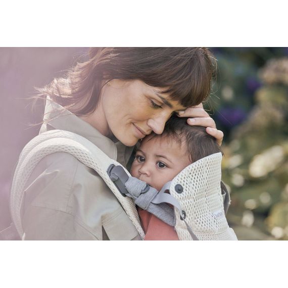 BabyBjorn Harmony nosítko 3D Mesh Cream, Rodzaj: nosidełko, Kolor: Cream, 17 zdjęcie