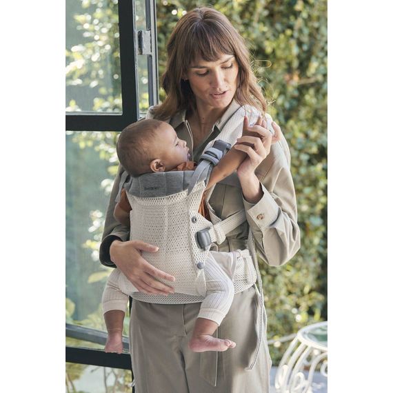 BabyBjorn Harmony nosítko 3D Mesh Cream, Rodzaj: nosidełko, Kolor: Cream, 18 zdjęcie