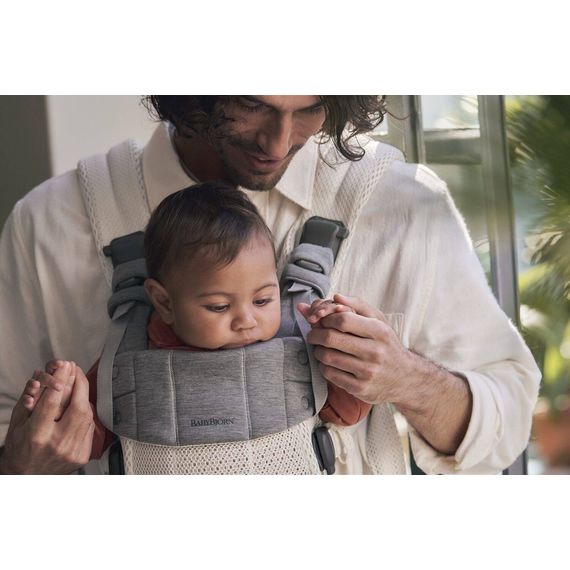 BabyBjorn Harmony nosítko 3D Mesh Cream, Rodzaj: nosidełko, Kolor: Cream, 21 zdjęcie