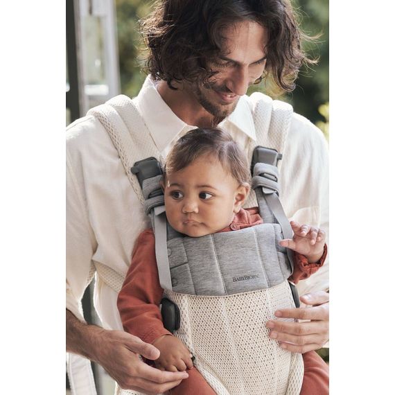 BabyBjorn Harmony nosítko 3D Mesh Cream, Rodzaj: nosidełko, Kolor: Cream, 22 zdjęcie
