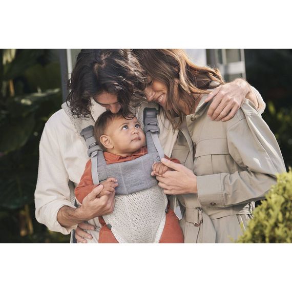 BabyBjorn Harmony nosítko 3D Mesh Cream, Rodzaj: nosidełko, Kolor: Cream, 23 zdjęcie