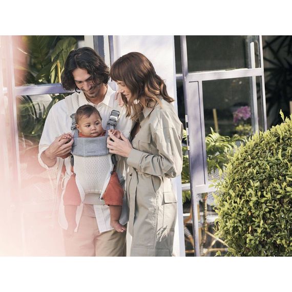 BabyBjorn Harmony nosítko 3D Mesh Cream, Rodzaj: nosidełko, Kolor: Cream, 24 zdjęcie