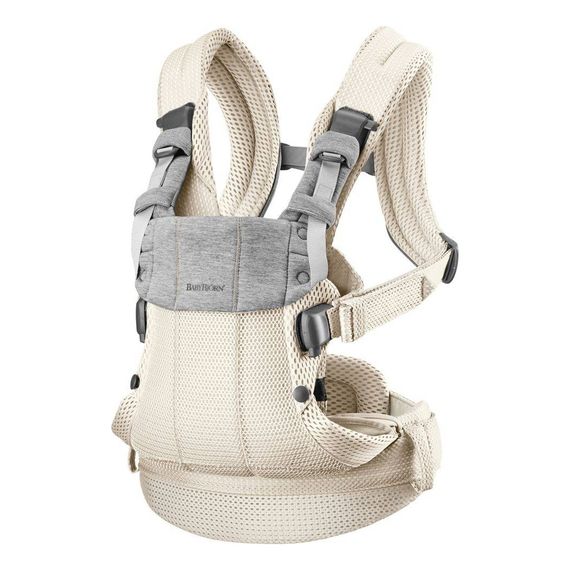 BabyBjorn Harmony nosítko 3D Mesh Cream, Rodzaj: nosidełko, Kolor: Cream, 28 zdjęcie
