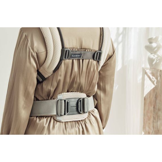 BabyBjorn Harmony nosítko 3D Mesh Cream, Rodzaj: nosidełko, Kolor: Cream, 32 zdjęcie