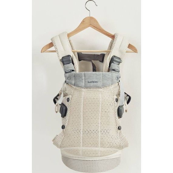 BabyBjorn Harmony nosítko 3D Mesh Cream, Rodzaj: nosidełko, Kolor: Cream, 33 zdjęcie