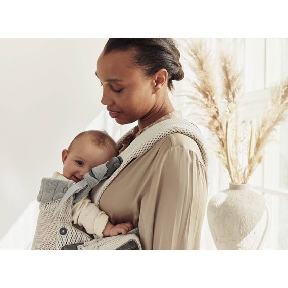 BabyBjorn Harmony nosítko 3D Mesh Cream, Rodzaj: nosidełko, Kolor: Cream, 34 zdjęcie