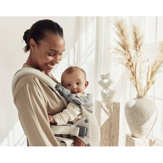 BabyBjorn Harmony nosítko 3D Mesh Cream, Rodzaj: nosidełko, Kolor: Cream, 35 zdjęcie