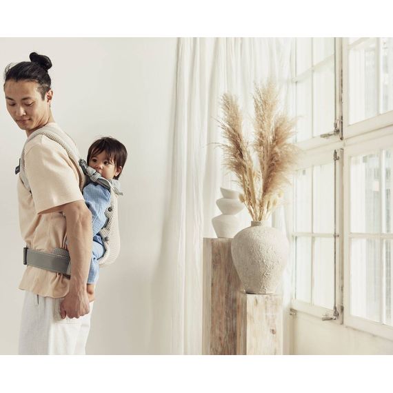 BabyBjorn Harmony nosítko 3D Mesh Cream, Rodzaj: nosidełko, Kolor: Cream, 40 zdjęcie