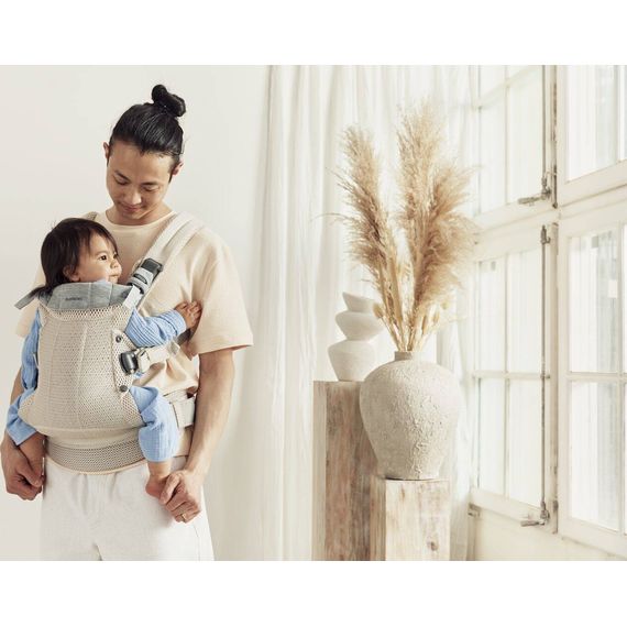 BabyBjorn Harmony nosítko 3D Mesh Cream, Rodzaj: nosidełko, Kolor: Cream, 41 zdjęcie