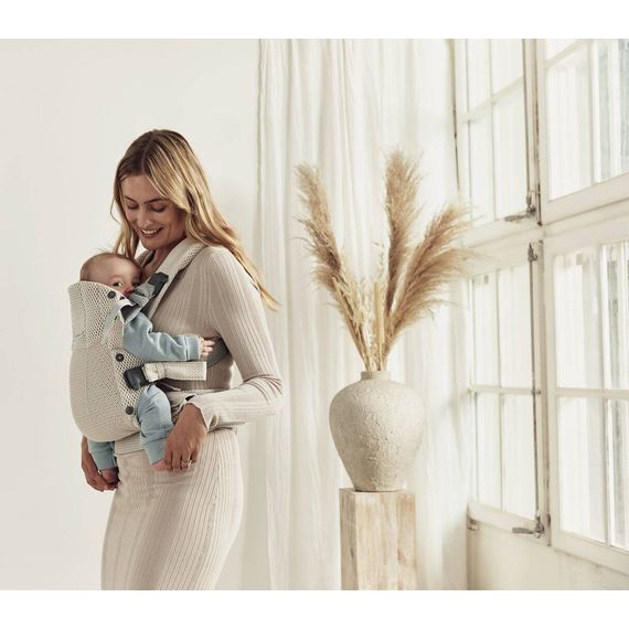 BabyBjorn Harmony nosítko 3D Mesh Cream, Rodzaj: nosidełko, Kolor: Cream, 42 zdjęcie