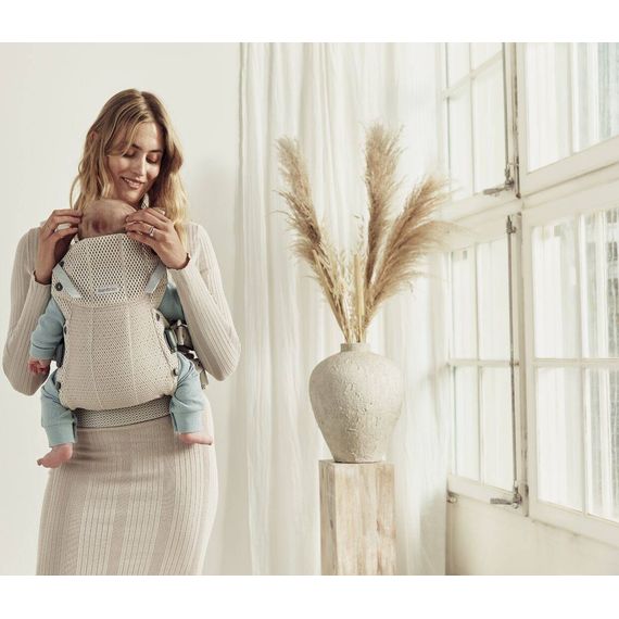 BabyBjorn Harmony nosítko 3D Mesh Cream, Rodzaj: nosidełko, Kolor: Cream, 43 zdjęcie