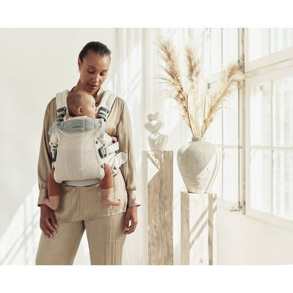 BabyBjorn Harmony nosítko 3D Mesh Cream, Rodzaj: nosidełko, Kolor: Cream, 45 zdjęcie