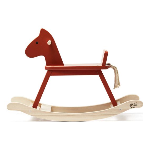 Kids Concept houpací koník orange red Carl Larsson, 4 zdjęcie