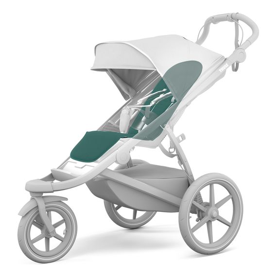 Thule vložka do kočárku, Kolor materiału: Mallard Green, 5 zdjęcie