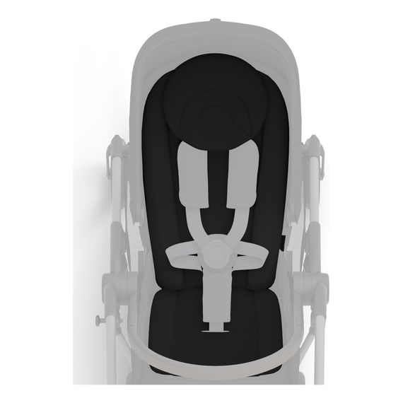 Cybex Newborn Nest Black black, Kolor materiału: Black, 3 zdjęcie