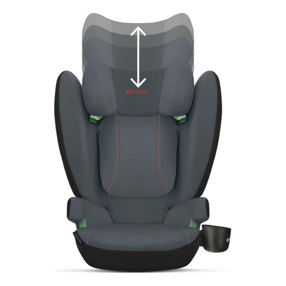 Cybex Solution B i-fix - autosedačka pro větší děti (15–36 kg | 3–12 let), Kolor: Steel Grey, 6 zdjęcie
