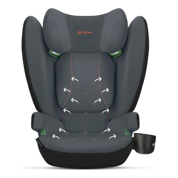 Cybex Solution B i-fix - autosedačka pro větší děti (15–36 kg | 3–12 let), Kolor: Steel Grey, 8 zdjęcie