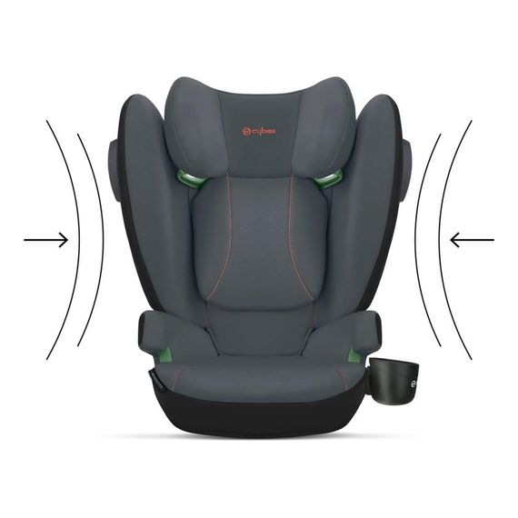 Cybex Solution B i-fix - autosedačka pro větší děti (15–36 kg | 3–12 let), Kolor: Steel Grey, 9 zdjęcie