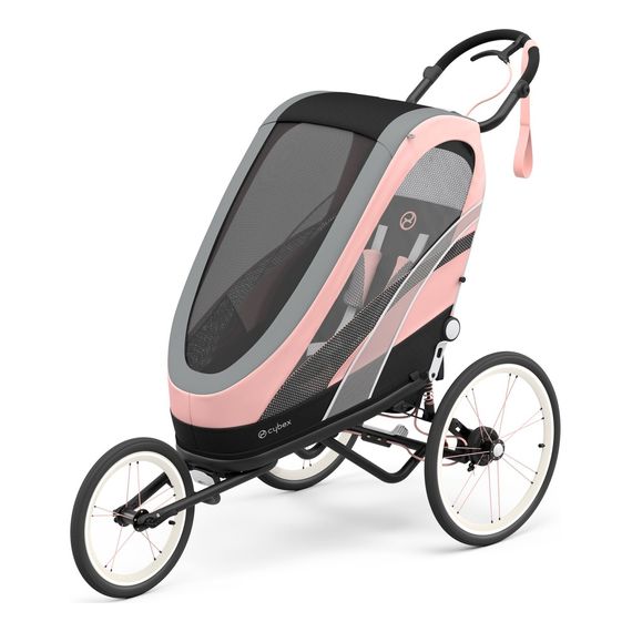 Cybex Zeno sedačka All Black, Kolekcja: Comfort, Kolor materiału: Silver Pink, 6 zdjęcie
