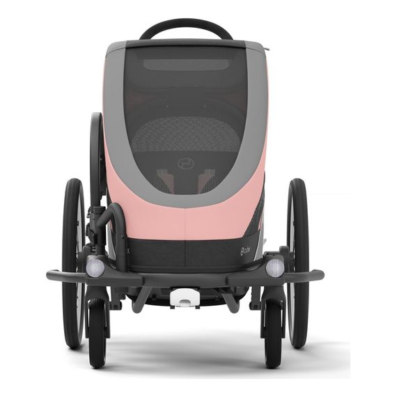 Cybex Zeno Bike – cyklopřívěs 2v1, Kolor materiału: Silver Pink, 8 zdjęcie