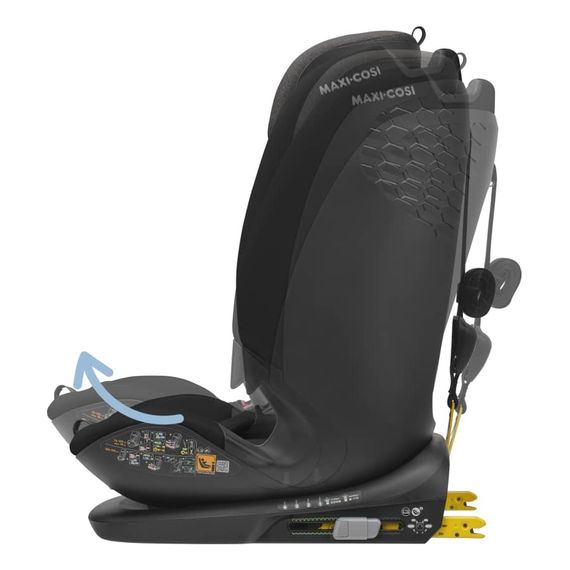 Maxi-Cosi Titan Plus i-Size - autosedačka pro batolata (76 - 150 cm | 9 - 36 kg | 15 m - 12 let), Kolor: Authentic Black, 11 zdjęcie