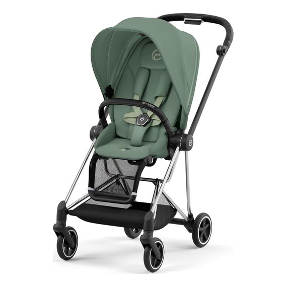 Cybex Mios 3.0 sportovní kočárek, Rodzaj wózka: spacerowy, Kolekcja: Comfort, Kolor materiału: Leaf Green, Kolor ramy: Chrome Black